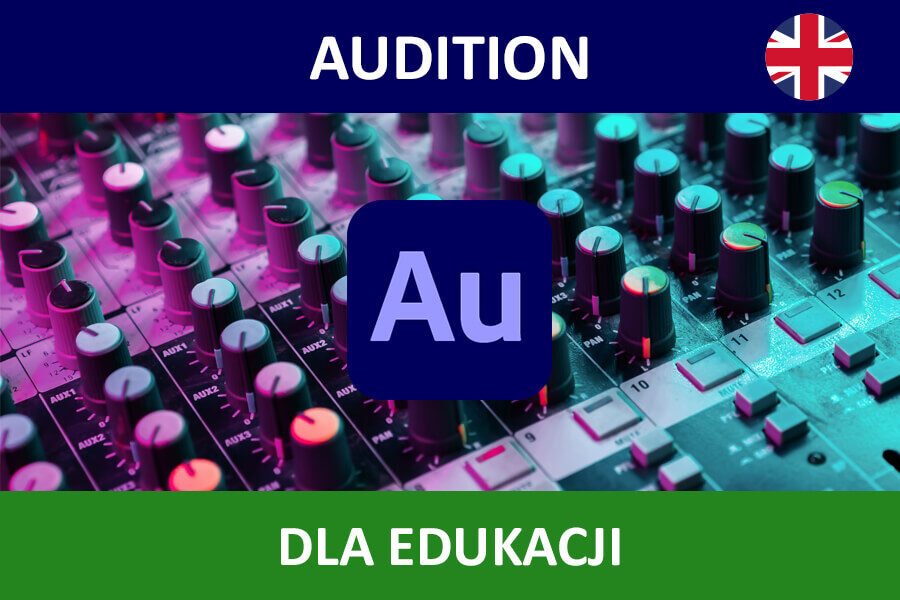 Adobe Audition CC for Teams nowa subskrypcja EDU MULTI