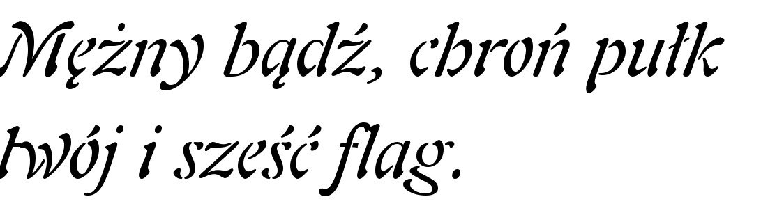 Freeform 721 EUX Italic
