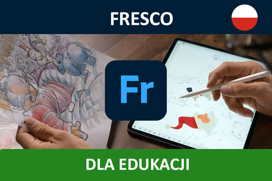 Adobe Fresco for Teams nowa subskrypcja EDU MULTI/PL