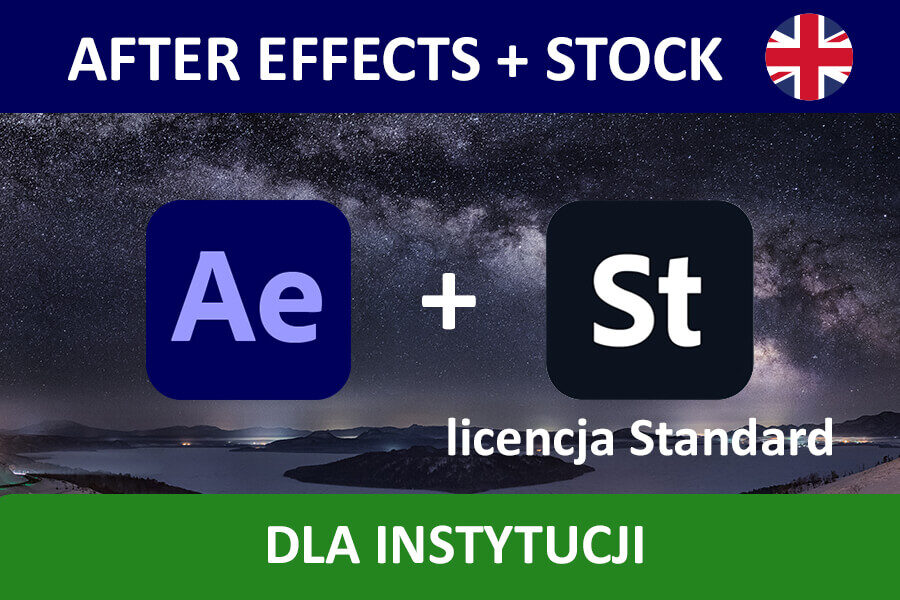 AFTER EFFECTS PRO for Teams – nowa subskrypcja GOV ENG + Adobe Stock
