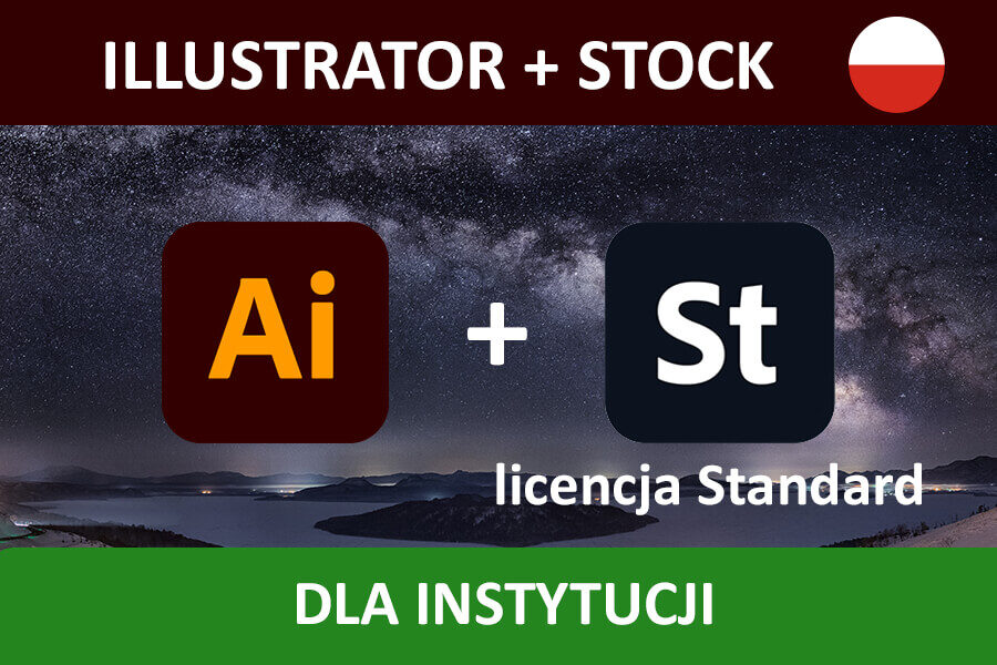 ILLUSTRATOR PRO for Teams – nowa subskrypcja GOV MULTI/PL + Adobe Stock