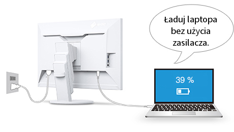 Monitor biurowy Eizo FlexScan EV2785 laptop