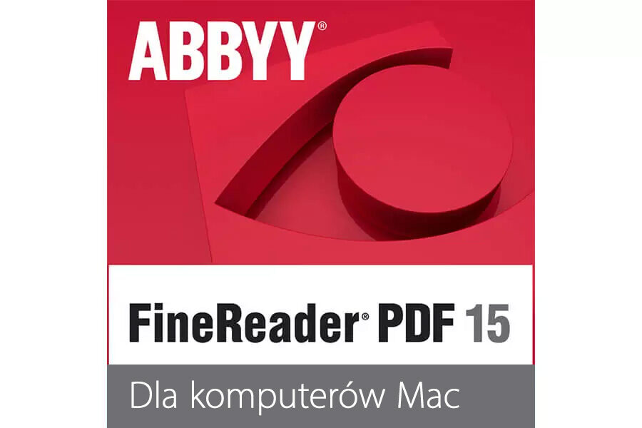 ABBYY FineReader 15 dla komputerów Mac – subskrypcja 1 rok