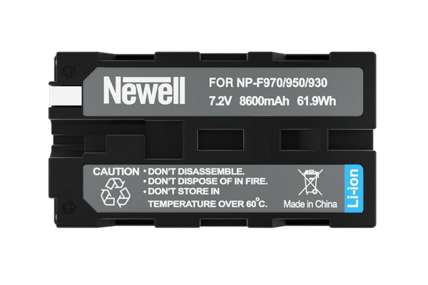 Akumulator do lampy LED - zamiennik Newell NP-F970 x2
